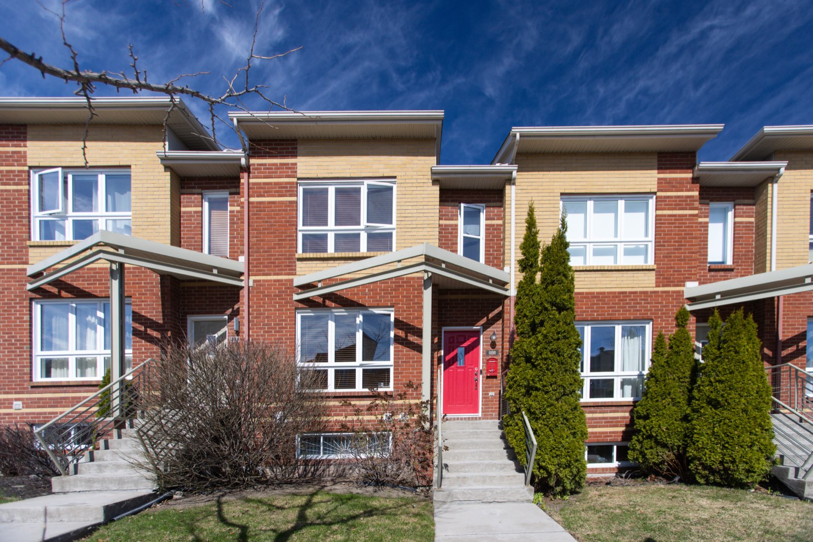 Maisons de ville contemporaines en brique — Rosemont